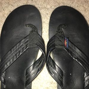 Women’s Black Rainbow Sandals